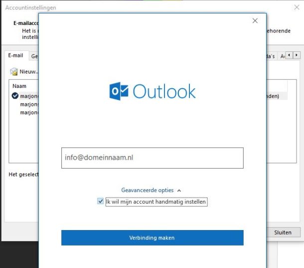 E-mail Instellen In Outlook 365 / Outlook 2016 - Saft Websites